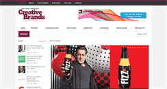 Desktop Screenshot of creativebrandsmag.com